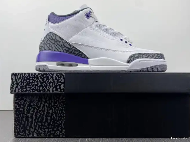 CT8532-105 'Dark Retro Air Jordan 3 Iris' 0518